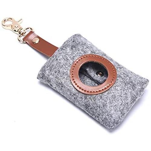 SUXIU Light Outdoor Dog Cat Storage Organizer Manual Cleaning for Pet Poop Bags Dispenser Waste Bags Holder Dog Supplies Trash Box(Grey)