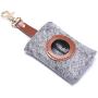 SUXIU Light Outdoor Dog Cat Storage Organizer Manual Cleaning for Pet Poop Bags Dispenser Waste Bags Holder Dog Supplies Trash Box(Grey)