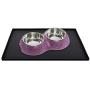 Guardians Dog Food Mat, Silicone Dog Cat Bowl Mat, Non Slip Pet Feeding Mat Waterproof Dog Placemat for Small Animals