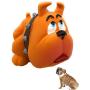 Bulldog - Squeaky Dog Toy - Soft, Natural Rubber (Latex) - for Puppies, Small Dogs & Medium Dogs - Indoor Play - Complies with Same Safety Standards as Childrens Toys
