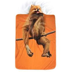 Fred & Friends HOWLIGANS Exotic PET Blanket, Monkey Print