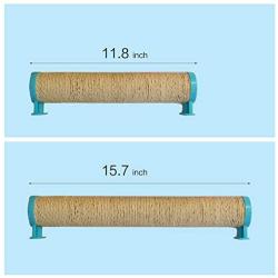 Cat Scratching Post Pillar Claw Scratcher/w Sisal Rope, Kitten’s Sisal Scratcher Tree Post for Cat’s Wire Cage Kennel Crate Home House, 2 Pcs