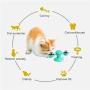 Ruris Windmill Cat Toy, Interactive Cat Toy Turntable Teasing Pet Toy Scratching Tickle Cats Hair Brush Funny Cat Toy Funny Kitten Windmill Ball