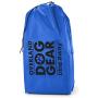 Mobile Dog Gear, Dine Away Dog Travel Bag for Medium and Large Dogs, Includes Lined Food Carriers and 2 Collapsible Dog Bowl, Collapsible Scooper and Placemat, Royal Blue