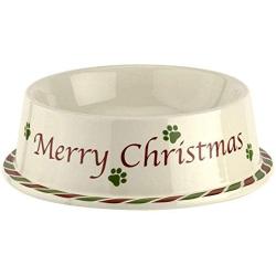 Spode Christmas Tree- 7'' Pet Bowl- Stoneware