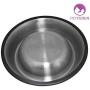 Petfuren Cat Bowls Non-Skid Stainless Steel Cat Dish 8 Ounce with Cute Cat Face for Pet Food & Water Bowl