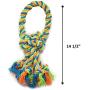 Rope Toys for Dogs Mighty Bright Colored Loops 14 1/2'' Long Rugged Chewing Knots