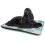 DayDayFun Watercolor Pet Sleeping Mat Chevron Geometric Motifs in Dark Coffee Colors Zigzag Tribal Washable Puppy Pad Brown Caramel Pale Brown DayDayFun Watercolor Pet Sleeping Mat Chevron Geometric Motifs in Dark Coffee Colors Zigzag Tribal Washable Puppy Pad Brown Caramel Pale Brown