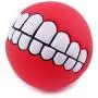 1PC only Treat Ball Pet Dog Toy Smile With Teeth Grinding Chew Sound Funny Playing BLUS 1PC only Treat Ball Pet Dog Toy Smile With Teeth Grinding Chew Sound Funny Playing BLUS