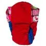 Barkertime Premium Wateproof Dog Diaper - Made in USA - Flower Window on Red Waterproof Premium Dog Diaper for Incontinence, Male Marking, Females in Heat Barkertime Premium Wateproof Dog Diaper - Made in USA - Flower Window on Red Waterproof Premium Dog Diaper for Incontinence, Male Marking, Females in Heat