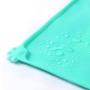 Blue Silicone Slow Feeder Bowls Mats for Pet - Dog Bowl Mats to Slow Down Eating Cat Food Puzzle Feeder Insert