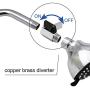 Pets Shower Attachment, Quick Connect on Tub Spout w/ Front Diverter, Ideal for Bathing Child, Washing Pets and Cleaning Tub