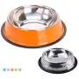 Youmeisha Dog Bowls Stainless Steel Dog Bowl with Non Slip Rubber Base Pet Bowls for Food or Water, Suitable for Puppy Cats and Kittens Feeder Bowl 2 Pack Youmeisha Dog Bowls Stainless Steel Dog Bowl with Non Slip Rubber Base Pet Bowls for Food or Water, Suitable for Puppy Cats and Kittens Feeder Bowl 2 Pack