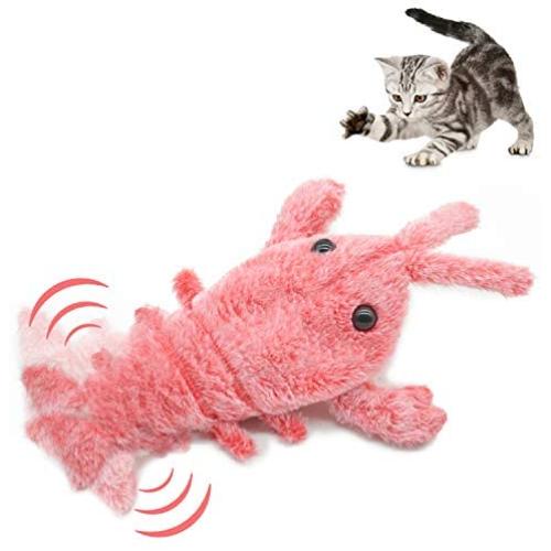 Efoee Cat Toy, Electric Moving Plush Lobster Cat Toys, Motion Kitten Catnip Toys, Interactive Cat Toys for Indoor Cats, Pet Toys for Cats Exercise