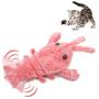 Efoee Cat Toy, Electric Moving Plush Lobster Cat Toys, Motion Kitten Catnip Toys, Interactive Cat Toys for Indoor Cats, Pet Toys for Cats Exercise
