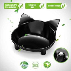 Vikedi Cat Bowls, 3 Pcs Cat Food Bowl, Shallow Cat Bowls Non-Slip Cat Dish with Pet Food Spoon, Wide Cat Feeding Bowl for Relief of Whisker Fatigue Pet Food & Water Bowls for Small Dogs Cats and Pets