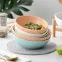 gutongyuan Ceramic Tilted Elevated Raised Pet Bowl with Wood Stand for Cats and Dogs No Spill Pet Food Water Feeder gutongyuan Ceramic Tilted Elevated Raised Pet Bowl with Wood Stand for Cats and Dogs No Spill Pet Food Water Feeder