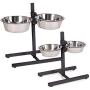 Pro Select Raised Dog Bowls for Large Dogs Elevated Tall Breeds Great Dane 2 Quart Dishes