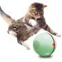 Funny Interactive Cat Toy Ball with LED Light USB Charging Rotate Scroll in All Directions Stimulate Pets Hunting Chasing