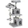 SUPERJARE 48 Inches Cat Tree Tower, Multi-Level Kitten Play House with Cozy Perches, Plush Condos and Sisal Scratching Posts SUPERJARE 48 Inches Cat Tree Tower, Multi-Level Kitten Play House with Cozy Perches, Plush Condos and Sisal Scratching Posts