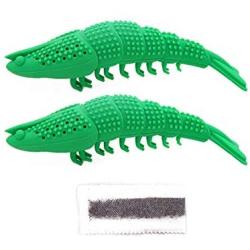 Boerni 2 Pack Catnip Toys, Cat Teeth Cleaning Toys, Crayfish Shape Cat Toothbrush Toy, Natural Rubber Teeth Cleaning Chew Pet Supplies for Cats