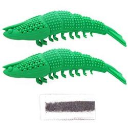 Boerni 2 Pack Catnip Toys, Cat Teeth Cleaning Toys, Crayfish Shape Cat Toothbrush Toy, Natural Rubber Teeth Cleaning Chew Pet Supplies for Cats