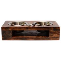 Cesky Terrier, a Dogs Bowl with a Relief from ArtDog