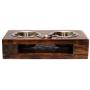 Cesky Terrier, a Dogs Bowl with a Relief from ArtDog