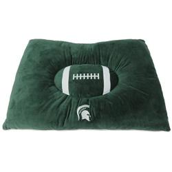 Pets First Collegiate Pet Accessories, Dog Bed, Michigan State Spartans, 30 x 20 x 4 inches