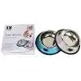 Yasma 2Pcs Cat Bowls Stainless Steel Pet Cat Bowl Kitten Rabbit Cat Dish Bowl with Cute Cats Painted cat Food Dish Easy to Clean Durable Cat Dish for Food and Water (Blue Grey) Yasma 2Pcs Cat Bowls Stainless Steel Pet Cat Bowl Kitten Rabbit Cat Dish Bowl with Cute Cats Painted cat Food Dish Easy to Clean Durable Cat Dish for Food and Water (Blue Grey)