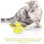 ocijf179 Cat Toy Three-Headed Windmill Cat Toy Turntable Scratching Rubbing Brushing Pet Supplies - Blue