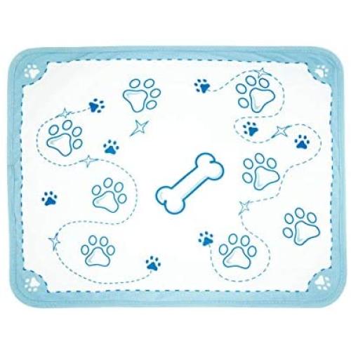 Bently & Bella Pet Training and Puppy Pads - Washable, Leak-Proof, Environmentally Friendly (Small (17” x 21”), Blue)