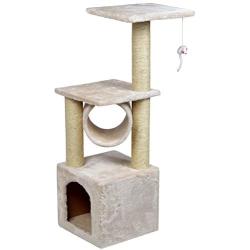 NEW! 36'' Deluxe Cat Tree Condo Furniture Scratching Post Kitten Pet Play W/Toy House