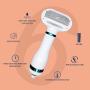 Pet Hair Dryer, 2 in 1 Pet Grooming Hair Dryer, Adjustable Temperatures Settings, Home Grooming Blower Heater, Professional Pet Blow Dryer, Slicker Brush, Dog, Cat