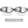 PetFusion Elevated Dog Bowls, Cat Bowls -- Bamboo feeder w/ Water Resistant seal (Short 4'' Tall 10'' options). US FOOD GRADE Stainless Steel raised bowls PetFusion Elevated Dog Bowls, Cat Bowls -- Bamboo feeder w/ Water Resistant seal (Short 4'' Tall 10'' options). US FOOD GRADE Stainless Steel raised bowls