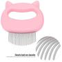 Zerone Pet Cat Dog Massage Shell Comb Grooming Hair Removal Shedding Cleaning Brush