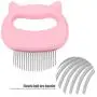 Pet Cat Dog Shell Comb,Grooming Hair Removal Shedding Cleaning Brush for Small Medium Dog Cat