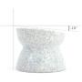 QINYUAN Cat Bowl, Pet Feeder Raised Food Kitten Stress Free Double Side Use Feeding Dish