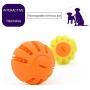 Laroo USB Charge LED Ball for Dogs Durable Dog Toys Yellow/Orange