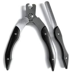 SR SUREADY Dog Nail Clippers - Pet Nails Trimmer for Dogs or Cats with Safety Guard to Avoid Over-Cutting, Free Nail File & Lock Switch, Sturdy Non-Slip Handles…