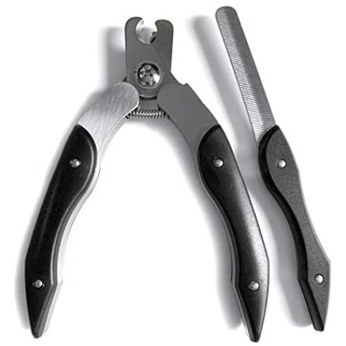 SR SUREADY Dog Nail Clippers - Pet Nails Trimmer for Dogs or Cats with Safety Guard to Avoid Over-Cutting, Free Nail File & Lock Switch, Sturdy Non-Slip Handles…