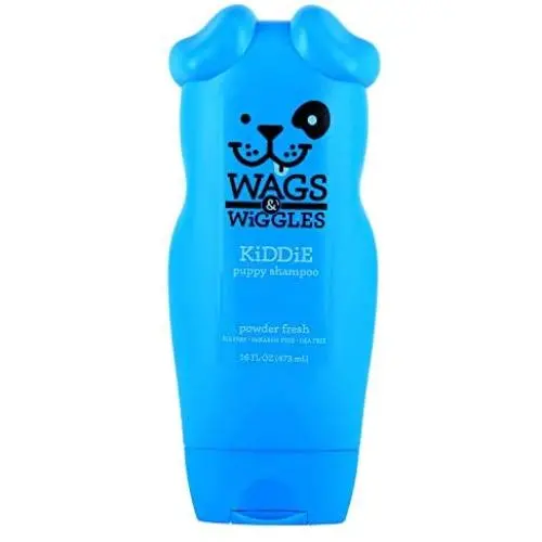 Wags & Wiggles Kiddie Puppy Shampoo in Powder Fresh Scent | Tearless Puppy and Dog Shampoo, 16 Ounces Wags & Wiggles Kiddie Puppy Shampoo in Powder Fresh Scent | Tearless Puppy and Dog Shampoo, 16 Ounces
