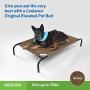 The Original Elevated Pet Bed by Coolaroo, Medium, Nutmeg