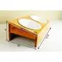 Pawmosa Elevated Bamboo Pet Table with Ceramic Bowls Raised/Anti-Slip Tilted Station Cats/Dogs Food/Drink Water-Resistant Surface Clean Feeding and Good Digestion for Pets Pawmosa Elevated Bamboo Pet Table with Ceramic Bowls Raised/Anti-Slip Tilted Station Cats/Dogs Food/Drink Water-Resistant Surface Clean Feeding and Good Digestion for Pets