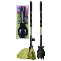 GoGo Stik Scoop Set. The Totally Clean ST (Standard) Pooper Scooper with EZ Dootie Rake. You and Tool Stay Clean. Use anywhere any surface. 25 to 36 inch adjustable handles. Storage Clip.