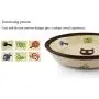 Cute Pet Bowl Oval Ceramic Cat Bowl Cat Feeding Bowls for Persian Cat and Exotic Shorthair Cat