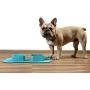 Wonderfur - Collapsible Dog Bowl, Foldable Travel Pet Double Expandable Large Feeding Mat Cup Dish Portable Cat Feeder Rolling Non Slip No Skid Silicone Bowl