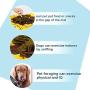 Snuffle Mat，Dog Puzzle Toys，Snuffle Mat for Dogs Rainbow Medium Small Pet Machine Washable Indoor Game Feed Treat Food Interactive Dispensing