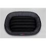 Hobbydog L OWACZS1 Dog Bed Oval L 65 x 60 cm Black with Gray, L, Black, 2.299999999998 kg