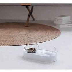 Instachew Fresh Nano Cat Bowl for Feeding Pet Leak and Skid Proof Dish in Optimal Shape for Healthy Dining Habit